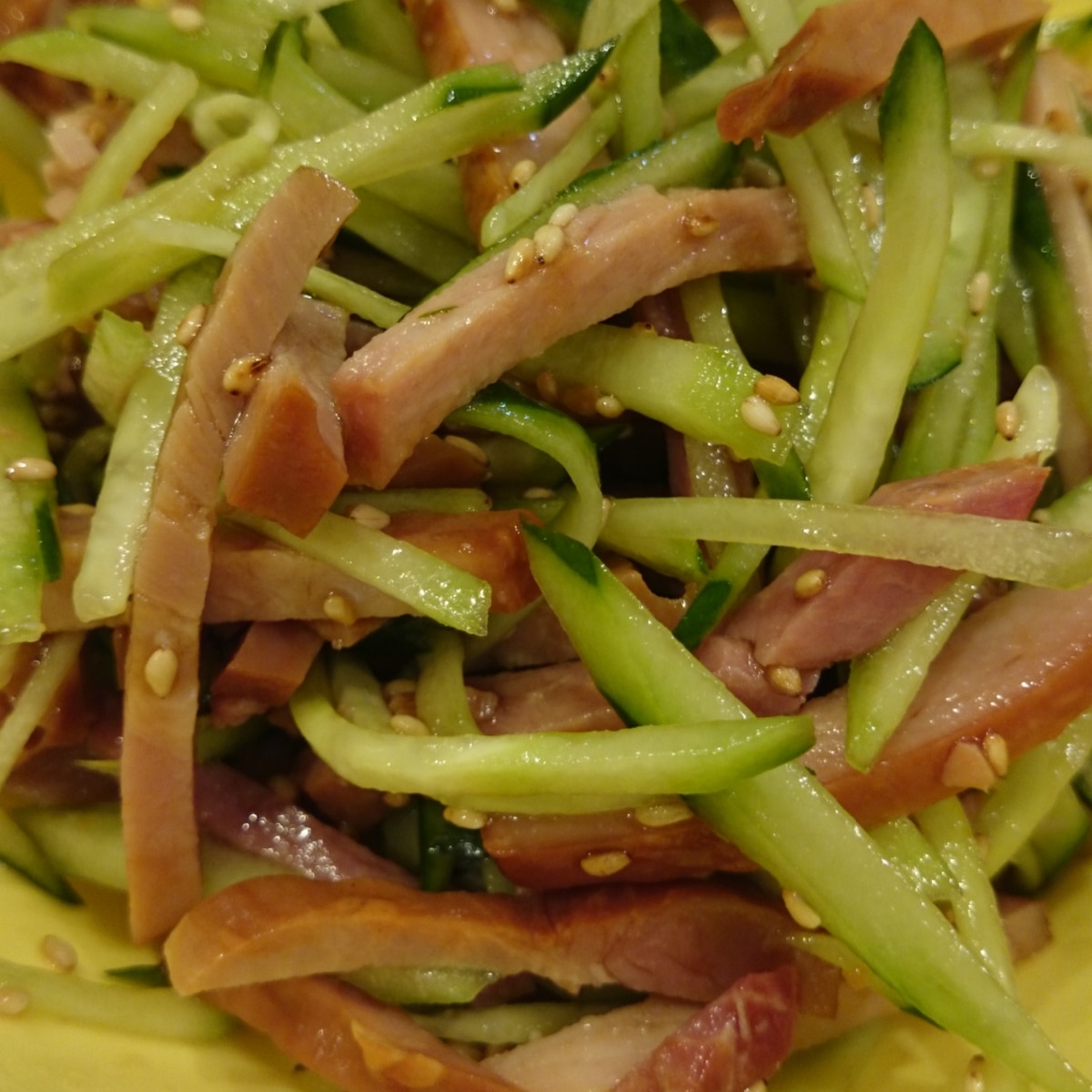 焼き豚ときゅうりの中華合え レシピ 作り方 By じゃいこ4976 楽天レシピ